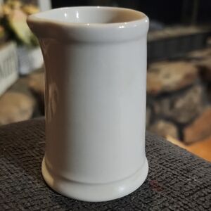 Homer Laughlin White Ceramic Creamer